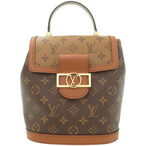 Louis Vuitton Monogram Leather Brown Dauphine Backpack